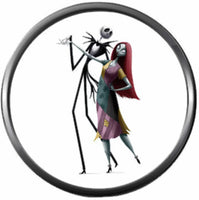 Jack And Sally Dance Nightmare Before Christmas Spooky Skellington 18MM - 20MM Snap Jewelry Charm