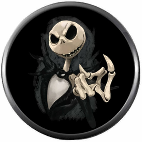 Nightmare Before Christmas Spooky Jack Skellington Come Here Finger 18MM - 20MM Snap Jewelry Charm