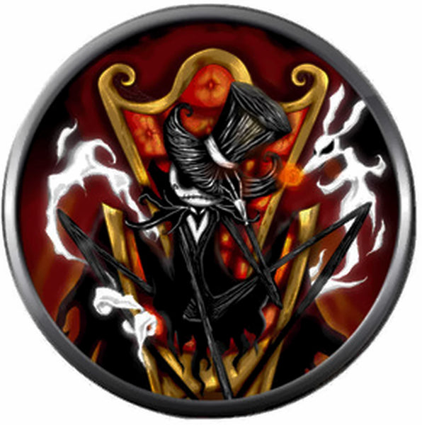 Cool Pumpkin King Jack Skellington Halloween Town Nightmare Before Christmas 18MM - 20MM Snap Jewelry Charm
