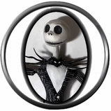 Portrait of Jack Skellington Halloween Town Nightmare Before Christmas 18MM - 20MM Snap Jewelry Charm