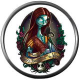 Lovely Sally Jack Skellington Halloween Town Nightmare Before Christmas 18MM - 20MM Snap Jewelry Charm