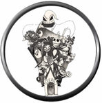 Nightmare Before Christmas Oogie Boogie Crew Jack Skellington 18MM - 20MM Snap Jewelry Charm New Item