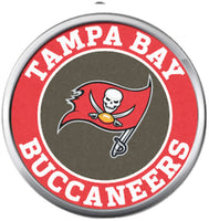 Tampa Bay Buccaneers NFL Circle Logo Football And Sword Team Spirit 18MM - 20MM Snap Jewelry Charm
