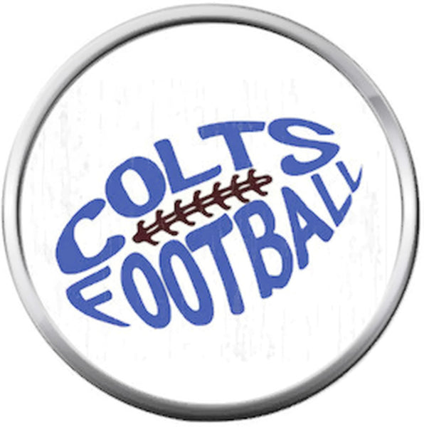 NFL Indianapolis Colts Football Game Lovers 18MM - 20MM Snap Charm Jewelry