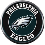 NFL Logo Philadelphia Eagles Football Helmet Team Spirit 18MM - 20MM Fashion Snap Jewelry Charm