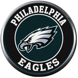 NFL Logo Philadelphia Eagles Football Helmet Team Spirit 18MM - 20MM Fashion Snap Jewelry Charm