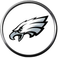NFL Logo Philadelphia Eagles 18MM - 20MM Fashion Snap Jewelry Charm