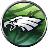 NFL Logo Philadelphia Eagles Screaming Eagle Football Team Spirit 18MM - 20MM Fashion Snap Jewelry Charm