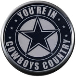 NFL Logo Dallas Cowboys You're In Cowboys Country Texas Football Fan Team Spirit 18MM - 20MM Fashion Jewelry Snap Charm