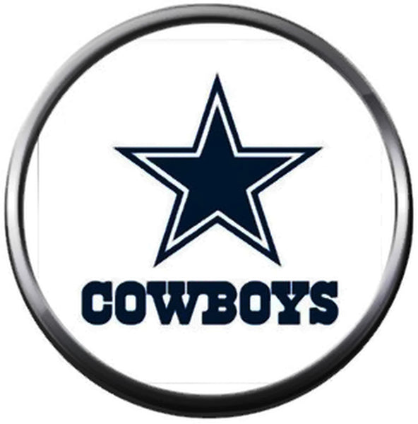 NFL Logo Dallas Cowboys Texas Football Fan Team Spirit 18MM - 20MM Sna –  Fashion Snap Jewelry and More