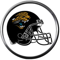 NFL Helmet Jacksonville Jaguars Football Game Lovers Team Spirit 18MM - 20MM Fashion Jewelry Snap Charm