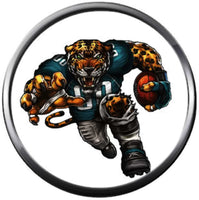 NFL Jacksonville Mean Game Face Jaguars Football Game Lovers Team Spirit 18MM - 20MM Fashion Jewelry Snap Charm