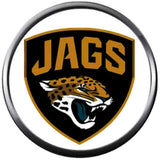NFL Jacksonville Jaguars Jags Football Game Lovers Team Spirit 18MM - 20MM Fashion Jewelry Snap Charm