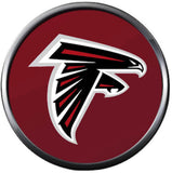 NFL Atlanta Falcons Falcon on Red Football Game Lovers Team Spirit 18MM - 20MM Fashion Jewelry Snap Charm