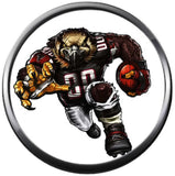 NFL Atlanta Falcons Mean Game Face Falcon Football Game Lovers Team Spirit 18MM - 20MM Fashion Jewelry Snap Charm