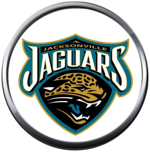 NFL Jacksonville Jaguars Football Game Lovers Team Spirit 18MM - 20MM Fashion Jewelry Snap Charm
