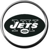 NFL New York NY Jets Logo Football Game Lovers Team Spirit 18MM - 20MM Fashion Jewelry Snap Charm