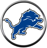 NFL Detroit Lions Lion Football Game Lovers Team Spirit 18MM - 20MM Fashion Jewelry Snap Charm