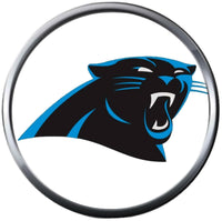 NFL Carolina Panthers Logo Football Game Lovers Team Spirit 18MM - 20MM Fashion Jewelry Snap Charm