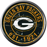 NFL Green Bay Packers Antique Logo Football Fan Team Spirit 18MM - 20MM Fashion Snap Charm