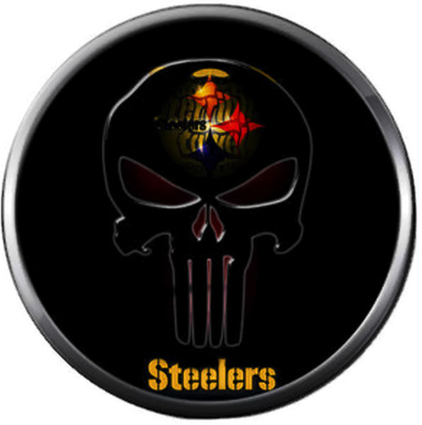 NFL Cool Logo Pittsburgh Steelers Football Fan Team Spirit 18MM - 20MM –  Fashion Snap Jewelry and More