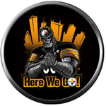 NFL Here We Go Pittsburgh Steelers Football Fan Team Spirit 18MM - 20MM Fashion Jewelry Snap Charm