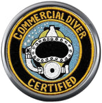 Dive Helmet Commercial Diver Dive Certified Deep Water Ocean Diver Rebreather 18MM - 20MM Snap Charm