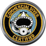 Dive Helmet Commercial Diver Dive Certified Deep Water Ocean Diver Rebreather 18MM - 20MM Snap Charm