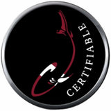 Ocean Shark Certifiable Scuba Diver Dive Flag Open Water 18MM - 20MM Snap Charm
