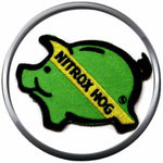 Scuba Dive Diver Down Flag On Pig Nitrox Air Hog 18MM - 20MM Snap Charm