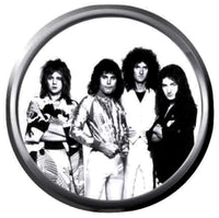 Glam Band Legend Queen Freddie Mercury And Queen Band Members Rock And Roll Hall Of Fame Musicians Legends  18MM - 20MM Fashion Snap Jewelry Snap Charm