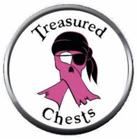 Treasured Chest Courage Strength Breast Cancer Ribbon 18MM-20MM Snap Jewelry Charm New Item