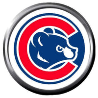 Bear Cub In C Logo MLB Baseball Chicago Cubs 18MM - 20MM Snap Jewelry Charm New Item