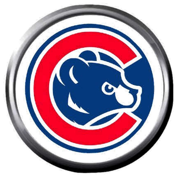 Bear Cub In C Logo MLB Baseball Chicago Cubs 18MM - 20MM Snap Jewelry –  Fashion Snap Jewelry and More