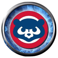 Smokey Bear Cub Logo MLB Baseball Chicago Cubs 18MM - 20MM Snap Jewelry Charm New Item