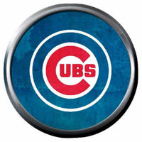 Smoky Cool Chicago Cubs Baseball MLB Team Logo 18MM - 20MM Snap Jewelry Charm New Item