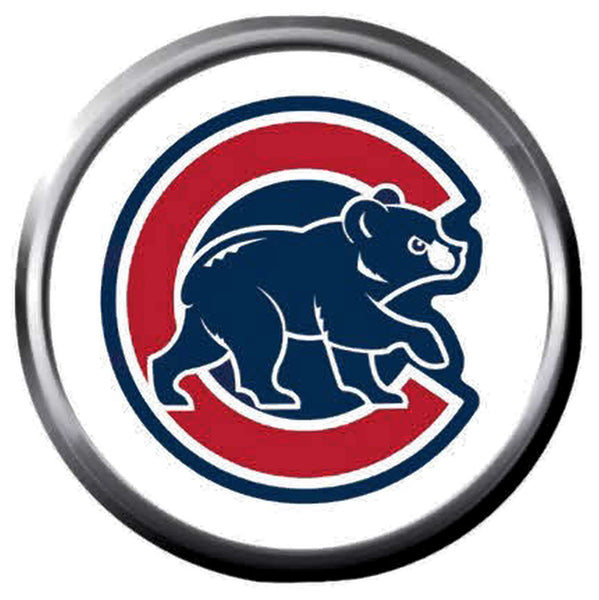 Cool Chicago Cubs Baseball MLB Team Logo 18MM - 20MM Snap Jewelry Charm New Item