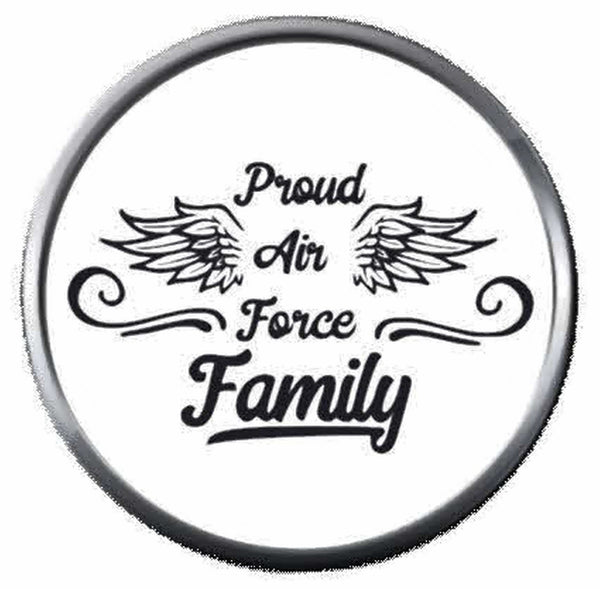 Proud USAF Air Force Family Love Our US Military Troops 18MM - 20MM Snap Jewelry Charm New Item