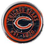 Antique Look Chicago Bears NFL Football Logo 18MM - 20MM Snap Jewelry Charm New Item