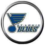 The St Louis Blues NHL Hockey Logo Road To Stanley Cup Champions  18MM - 20MM Fashion Snap Jewelry Snap Charm New Item