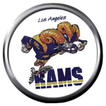 NFL Superbowl LA Mean Rams Nation Football Fan Logo 18MM-20MM Snap Jewelry Charm New Item