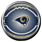 NFL Superbowl LA Rams Cool Art Football Fan Logo 18MM-20MM Snap Jewelry Charm New Item