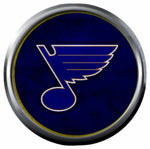 Cool Blue St Louis Blues NHL Hockey Logo Team Spirit 18MM - 20MM Fashion Snap Jewelry Snap Charm New Item