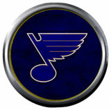 Cool Blue St Louis Blues NHL Hockey Logo Team Spirit 18MM - 20MM Fashion Snap Jewelry Snap Charm New Item