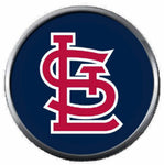 Cool Logo MLB St Louis Cardinals Baseball 18MM - 20MM Snap Jewelry Charm New Item