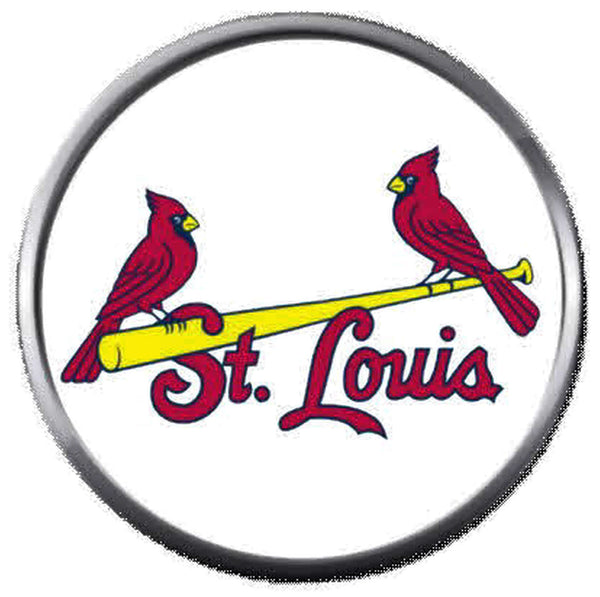 St. Louis Cardinals Bracelet Team Color Baseball Stl Logo