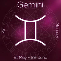 Gemini Purple Zodiac Sign Horoscope Symbol 18MM - 20MM Charm for Snap Jewelry