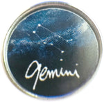 Gemini Zodiac Star Constellation Cosmos Horoscope Symbol 18MM - 20MM Charm for Snap Jewelry