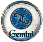 Gemini Cosmo Zodiac Sign Horoscope Symbol 18MM - 20MM Charm for Snap Jewelry