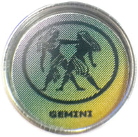 Gemini The Twins Zodiac Sign Horoscope Symbol 18MM - 20MM Charm for Snap Jewelry